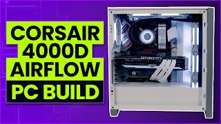 Corsair 4000D Airflow PC Build  i9 11900K amp RTX 3080 [upl. by Rolandson856]