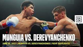 HIGHLIGHTS  Jaime Munguia vs Sergiy Derevyanchenko [upl. by Llemmart780]