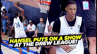 Hansel Enmanuel Puts On a SHOW at The Drew League UNREAL Performance [upl. by Etteyafal]