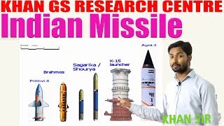 Indian Missile By  Khan Sir  Khan GS Research Center  For SSC RRB NTPC RAILWAY Etc [upl. by Cinamod]