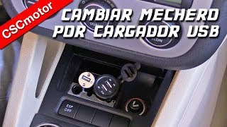 Instalar cargador USB al coche  Consejos [upl. by Romalda718]