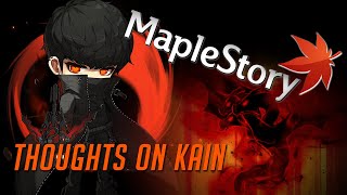 MAPLESTORY Thoughts on Kain [upl. by Lyris32]