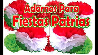 Manualidades  Diy  Adorno Para Fiestas Patrias  15 De Septiembre [upl. by Cassaundra]