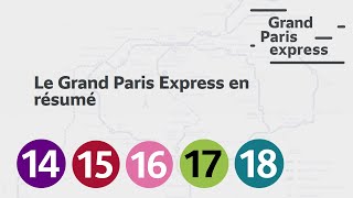 Le Grand Paris Express expliqué [upl. by Elleb]