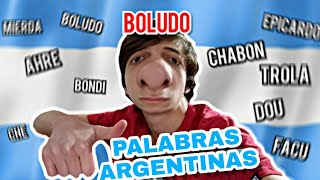 PALABRAS ARGENTINAS les enseño a hablar como los mejores 🇦🇷  ¿Cómo hablamos en Argentina [upl. by Motteo]