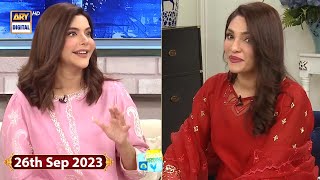 Good Morning Pakistan  Zhalay Sarhadi  Nida Mumtaz  26th September 2023  ARY Digital [upl. by Matilda]