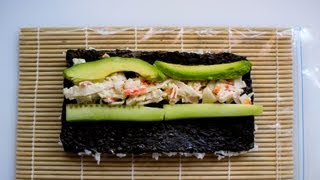 California Sushi Roll Recipe [upl. by Donahoe644]