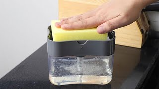 kitchen Soap Dispenser and Sponge Holder Review 2020 [upl. by Brawley]