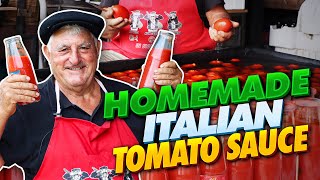 How To Make HOMEMADE TOMATO SAUCE Like an Italian Nonno [upl. by Goodden]