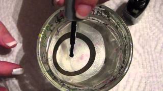 Water Marble Nail tutorial for beginners [upl. by Annotahs346]