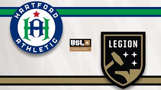 HIGHLIGHTS Legion FC vs Hartford Athletic – 8324 [upl. by Trixy]