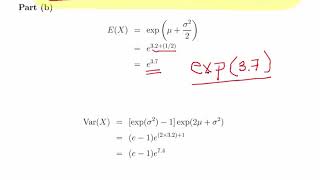 Lognormal Distribution  Worked Example [upl. by Cramer]