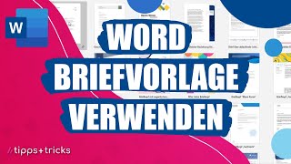 Briefvorlagen in Word verwenden [upl. by Anig]