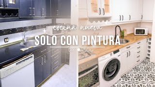 REMODELACIÓN DE COCINA CON POCO DINERO💰😱 KITCHEN REMODELING LOW COST  Proceso al completo [upl. by Nyl787]