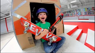 Father amp Son ULTIMATE FORT AT THE SKATEPARK 4 [upl. by Eimor]