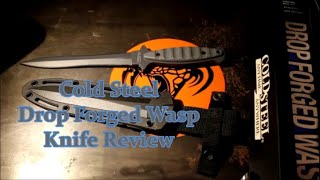 2021 Cold Steel Drop Forged Wasp Knife Review [upl. by Guido]