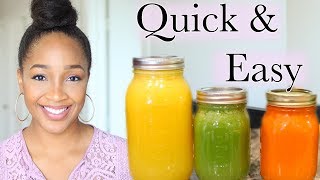 Simple Juice Recipes for Beginners  Juicing 101  JUICING WITH DREA  Entrepreneur Life [upl. by Mccomb]