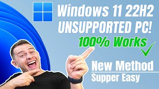 How to install Windows 11 22H2 on Unsupported PC New Method [upl. by Leduar]