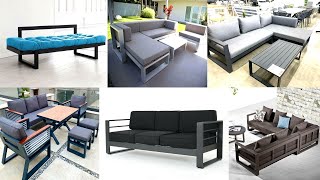 Latest amp Comfortable Metal Sofa Set Design 2023  Corner Sofa Set Design  Modern Furniture [upl. by Viola168]