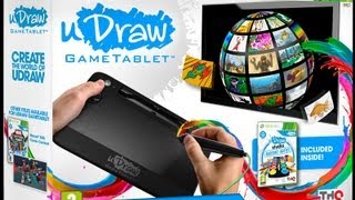 uDraw Game Tablet Unboxing [upl. by Airetnohs]