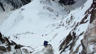 K2 quotBottleneckquot 8350 meters [upl. by Sorce]