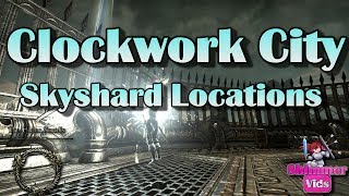 ESO Clockwork City Skyshard Locations [upl. by Tunk]