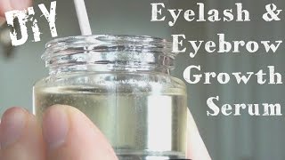 Eyelash And Eyebrow Growth Serum ♥ DIY [upl. by Adekahs]