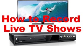 How to Record Live TV Shows Best Way [upl. by Noicnecsa]