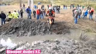 2014 GNCC powerline park creek jump bloopers by Blooper dudes [upl. by Adnilav]