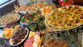 Party Appetizer Buffet Table  Galore Of Flavors [upl. by Pirri]