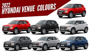 2022 Hyundai Venue SUV  All Colour Options  Images  AUTOBICS [upl. by Yzeerb113]