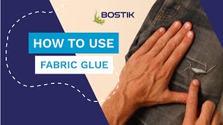 How to use Fabric Glue  Bostik UK [upl. by Penland]