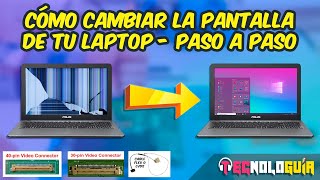 CAMBIAR PANTALLA ROTA DE LAPTOP [upl. by Nahte]