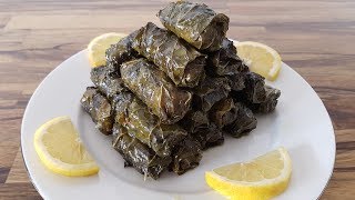 How to Make Stuffed Grape Leaves  Dolma Recipe [upl. by Glad900]