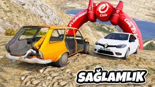 Renault Ailesi Arabalar Sağlamlık Yarışmasına Katılıyor  GTA 5 [upl. by Neyud]