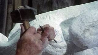 Carving Marble with Traditional Tools [upl. by Wittie446]