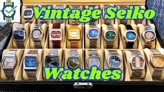 Vintage Seiko Watches Part 1 [upl. by Derrik]