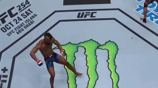 BEST KNOCKOUT EVER JUMPING SPINNING BACK KICK Joaquin Buckley [upl. by Rehctaht744]