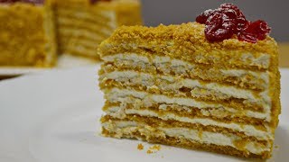 Торт МЕДОВИК и Сметанно  Сливочный Крем  Очень Нежный Cake Medovik [upl. by Maddocks438]