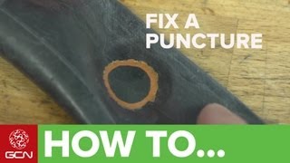 How To Fix A Bike Puncture  Repairing An Inner Tube [upl. by Mannos536]