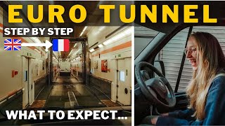 The Euro Tunnel  Step By Step Drive Through  WHAT TO EXPECT [upl. by Budding]