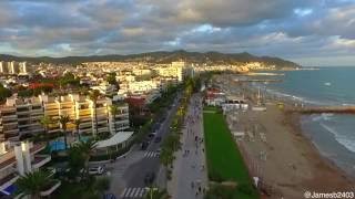 Sitges by Drone Spain [upl. by Assenov315]