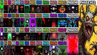 Phase 1234 VS Phase 5 VS Phase 6 VS Phase 7 VS Phase 8 VS Phase 952 in Incredibox Sprunki [upl. by Selina]