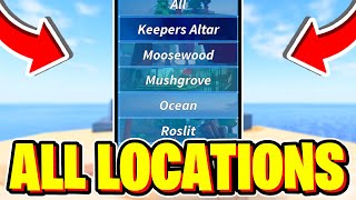 How To UNLOCK ALL LOCATIONS In Fisch Roblox [upl. by Baldwin]