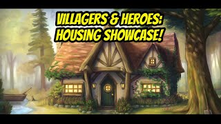 Villagers amp Heroes Housing Showcase [upl. by Twitt]