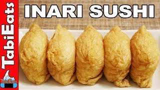 How to Make INARI SUSHI Tofu Pouch Sushi Recipe いなり寿司 [upl. by Mcilroy]