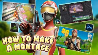 How to Make an INSANE Fortnite Montage  Clipping Software Editing Tutorial Thumbnail Etc [upl. by Steiner334]