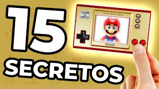 15 Secretos INCREÍBLES 💡 Game and Watch Super Mario Nintendo [upl. by Woehick]