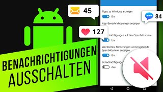 Android Benachrichtigungen ausschalten  Push Nachrichten für Apps deaktivieren [upl. by Adiarf575]