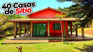 40 CASAS DE SÍTIO SIMPLES COM VARANDA ACONCHEGANTE [upl. by Xilef]